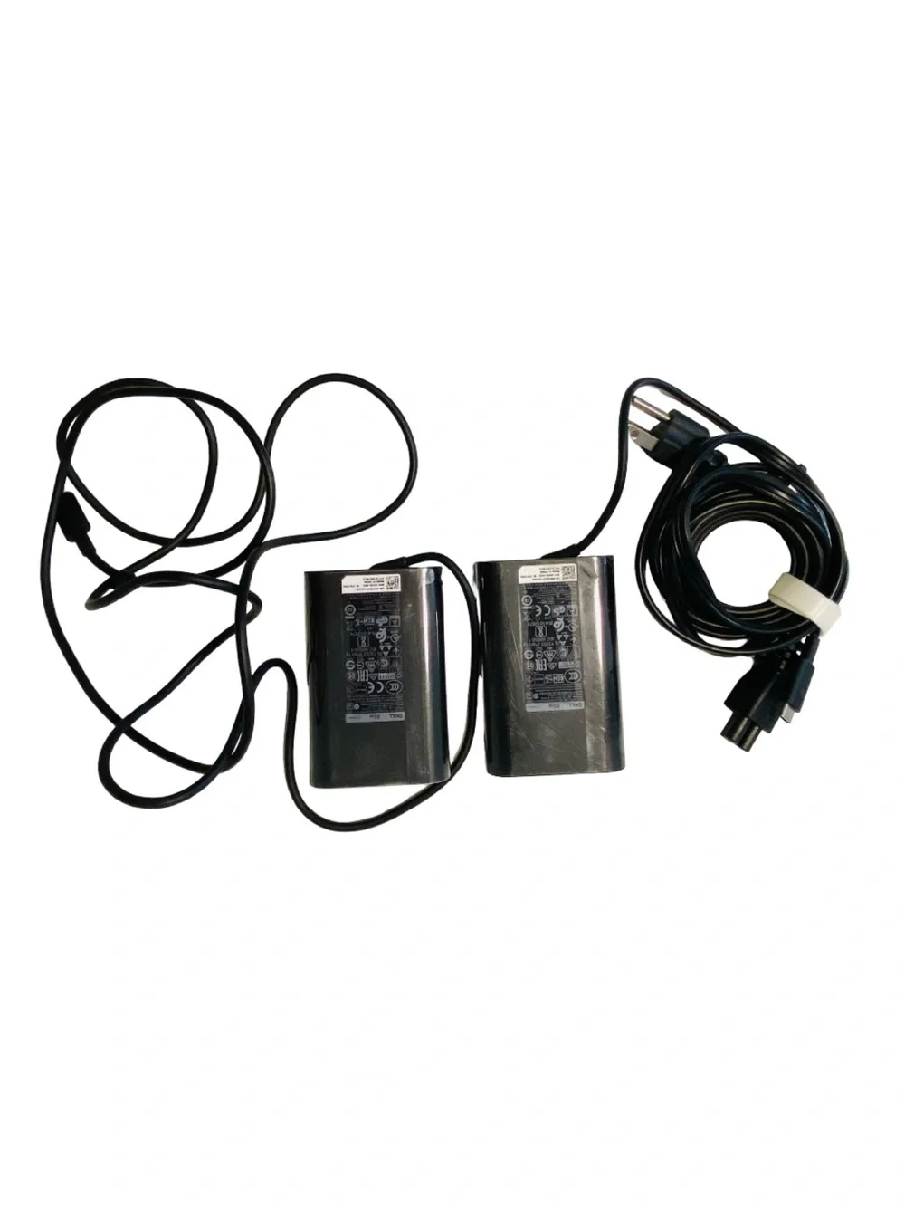 Lot of 2 - DELL 65W USB-C AC Adapter Laptop Charger – Model DM1WCF